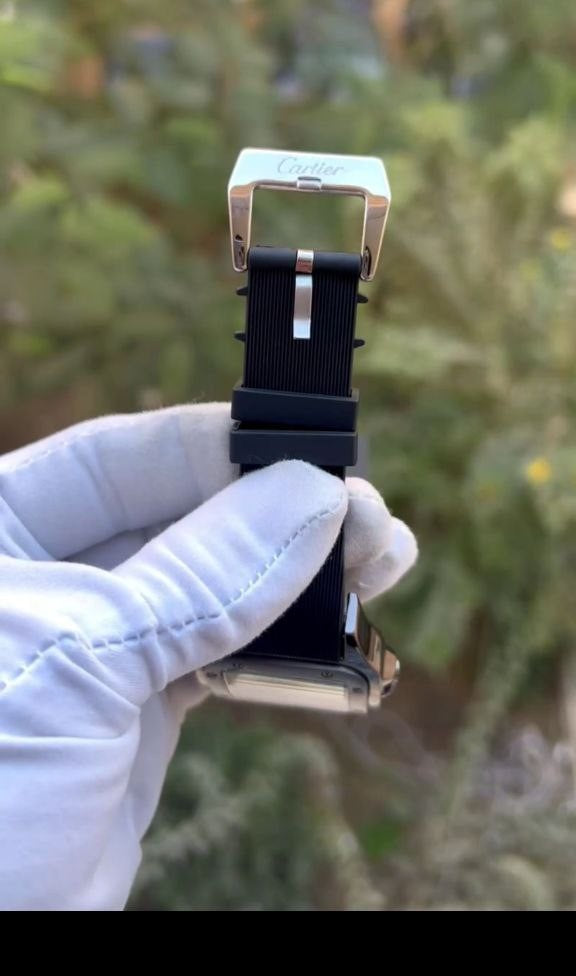 ساعة كارتير-CARTIER ربر (اسود*اسود)