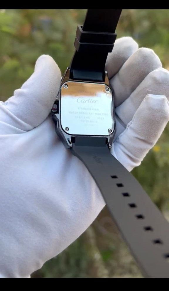 ساعة كارتير-CARTIER ربر (اسود*اسود)