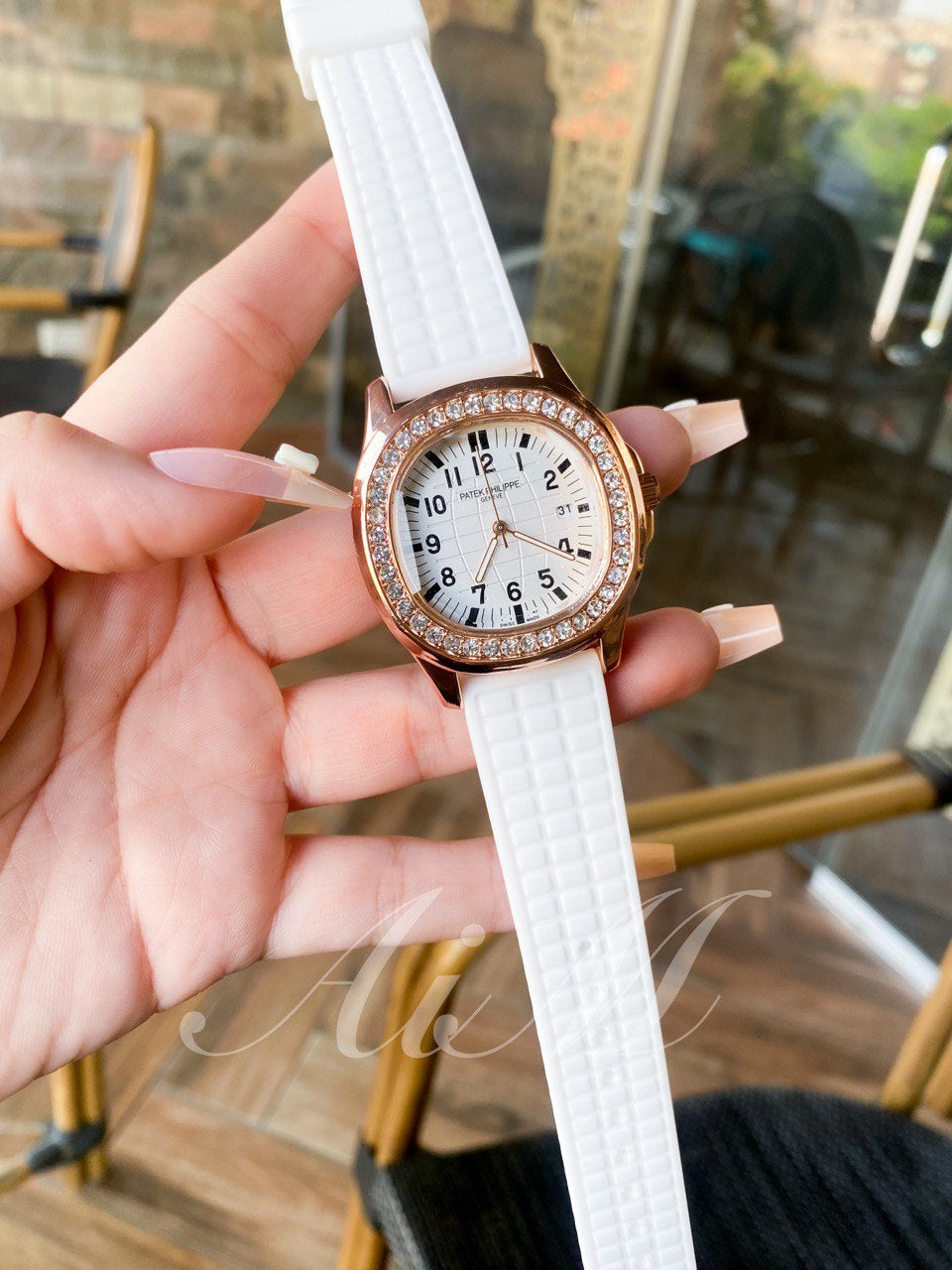 ساعة Patek Philippe-باتك فيليب هاي كوبي (ابيض*دهبي)