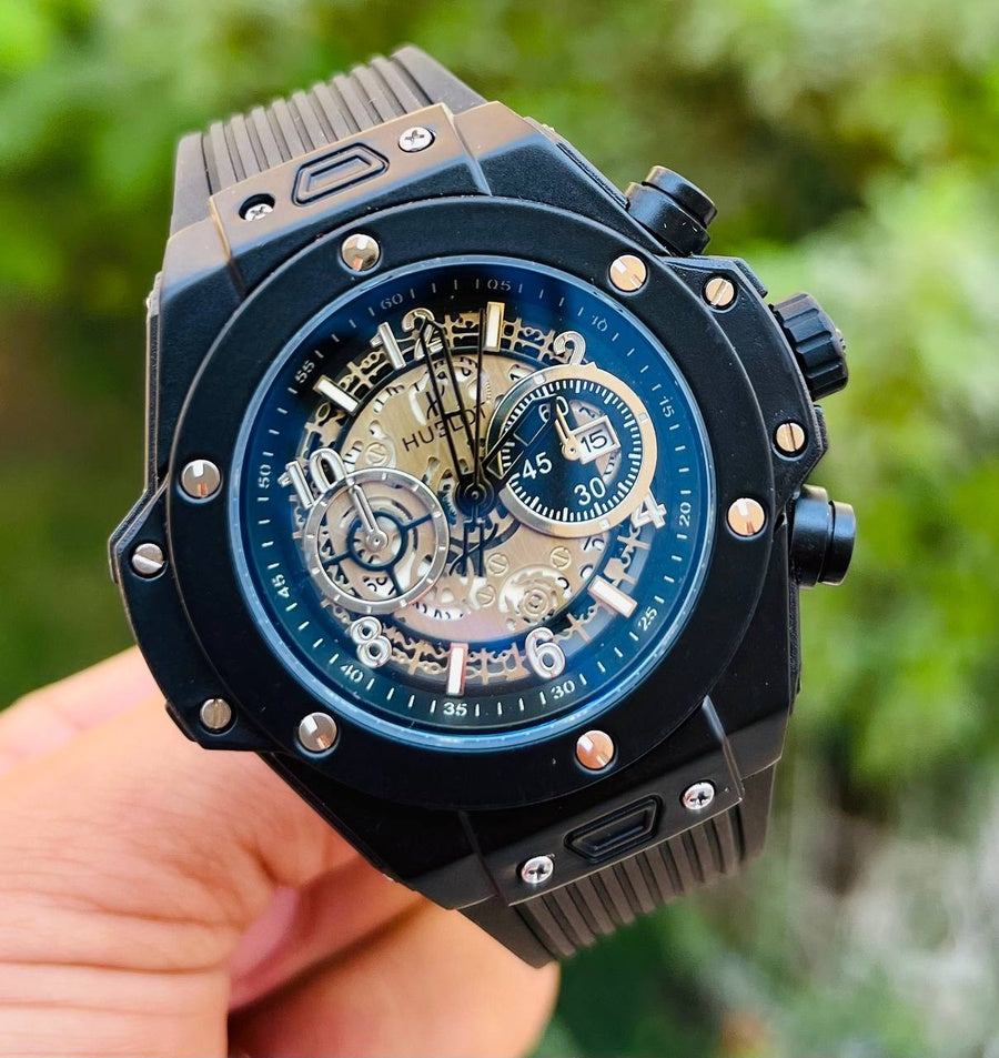 ساعة هوبلت-Hublot هاي كوبي (اسود)